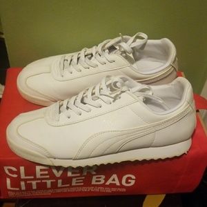 White Puma sneakers